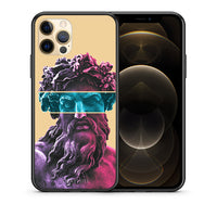 Thumbnail for Θήκη Αγίου Βαλεντίνου iPhone 12 Pro Zeus Art από τη Smartfits με σχέδιο στο πίσω μέρος και μαύρο περίβλημα | iPhone 12 Pro Zeus Art case with colorful back and black bezels