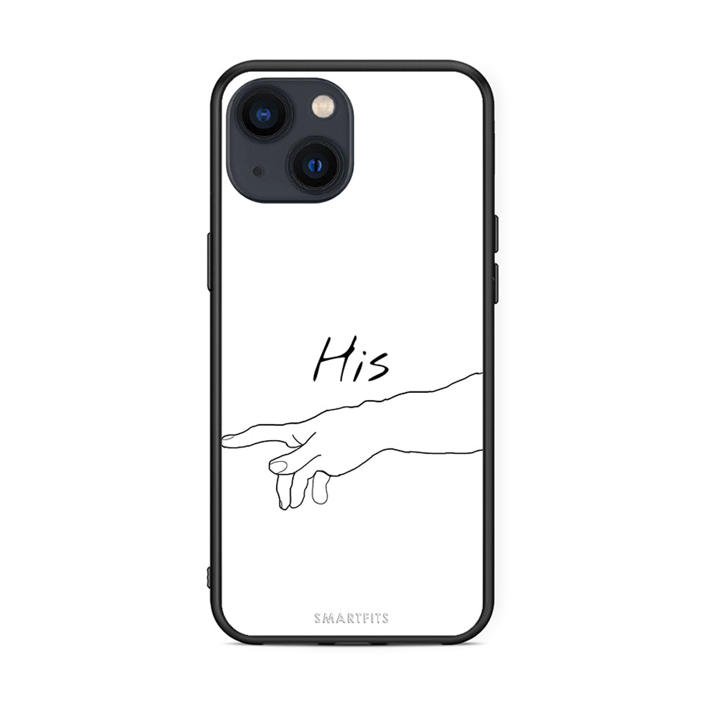 iPhone 13 Aeshetic Love 2 Θήκη Αγίου Βαλεντίνου από τη Smartfits με σχέδιο στο πίσω μέρος και μαύρο περίβλημα | Smartphone case with colorful back and black bezels by Smartfits