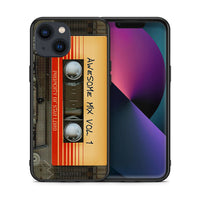 Thumbnail for Θήκη iPhone 13 Mini Awesome Mix από τη Smartfits με σχέδιο στο πίσω μέρος και μαύρο περίβλημα | iPhone 13 Mini Awesome Mix case with colorful back and black bezels