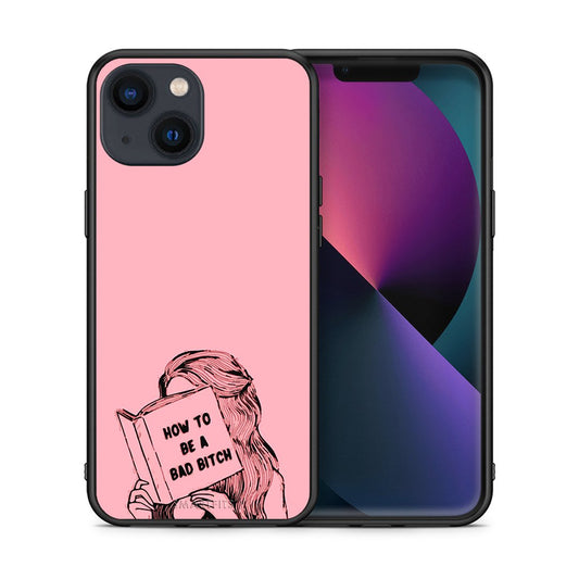 Θήκη iPhone 13 Mini Bad Bitch από τη Smartfits με σχέδιο στο πίσω μέρος και μαύρο περίβλημα | iPhone 13 Mini Bad Bitch case with colorful back and black bezels
