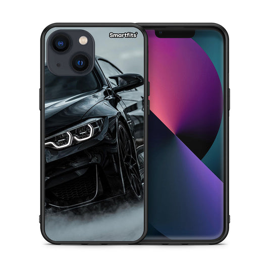 Θήκη iPhone 13 Black BMW από τη Smartfits με σχέδιο στο πίσω μέρος και μαύρο περίβλημα | iPhone 13 Black BMW case with colorful back and black bezels