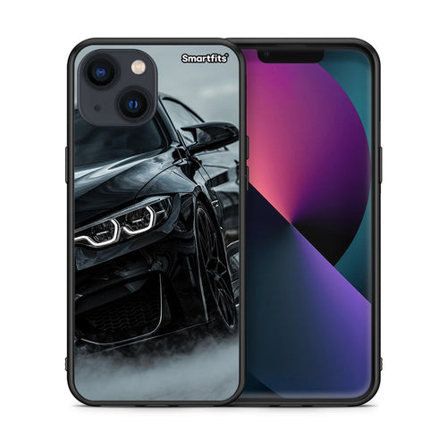 Θήκη iPhone 13 Mini Black BMW από τη Smartfits με σχέδιο στο πίσω μέρος και μαύρο περίβλημα | iPhone 13 Mini Black BMW case with colorful back and black bezels