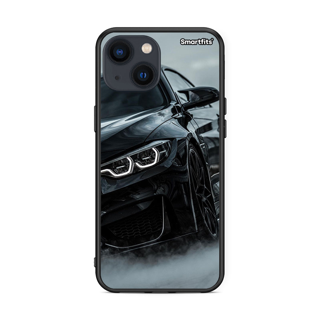 iPhone 13 Mini Black BMW θήκη από τη Smartfits με σχέδιο στο πίσω μέρος και μαύρο περίβλημα | Smartphone case with colorful back and black bezels by Smartfits