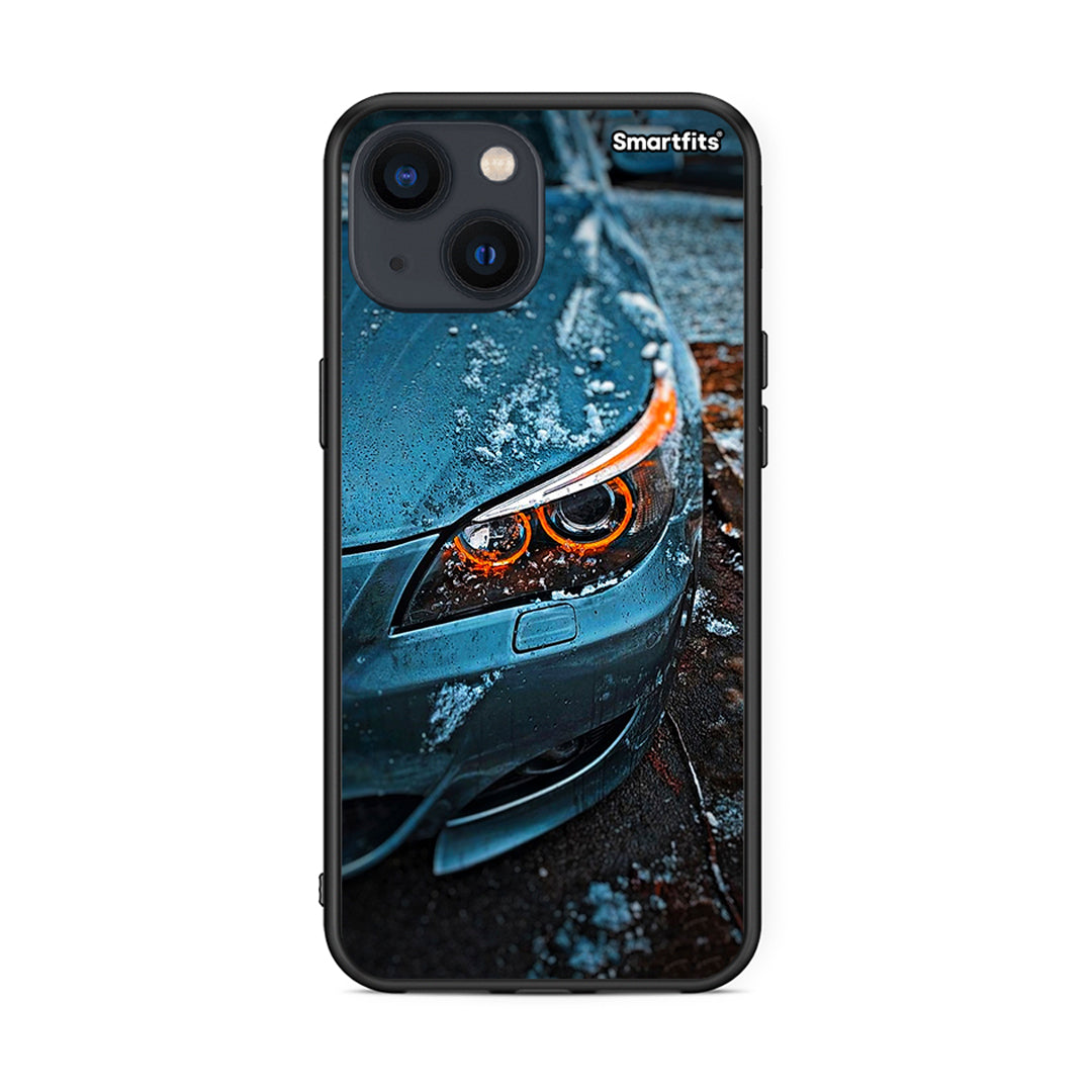 iPhone 13 Mini Bmw E60 Θήκη από τη Smartfits με σχέδιο στο πίσω μέρος και μαύρο περίβλημα | Smartphone case with colorful back and black bezels by Smartfits