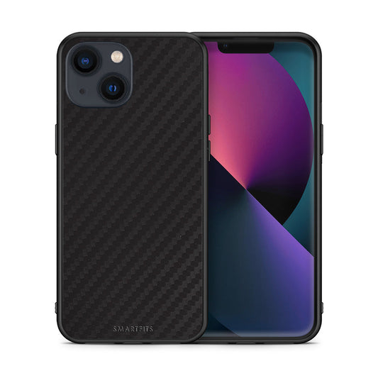 Θήκη iPhone 13 Carbon Black από τη Smartfits με σχέδιο στο πίσω μέρος και μαύρο περίβλημα | iPhone 13 Carbon Black case with colorful back and black bezels