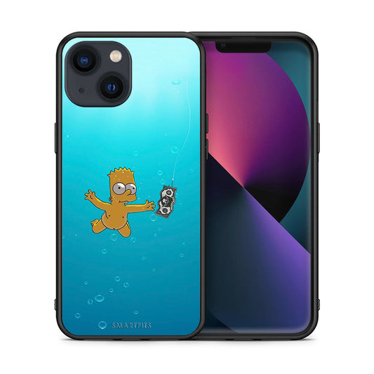 Θήκη iPhone 13 Chasing Money από τη Smartfits με σχέδιο στο πίσω μέρος και μαύρο περίβλημα | iPhone 13 Chasing Money case with colorful back and black bezels