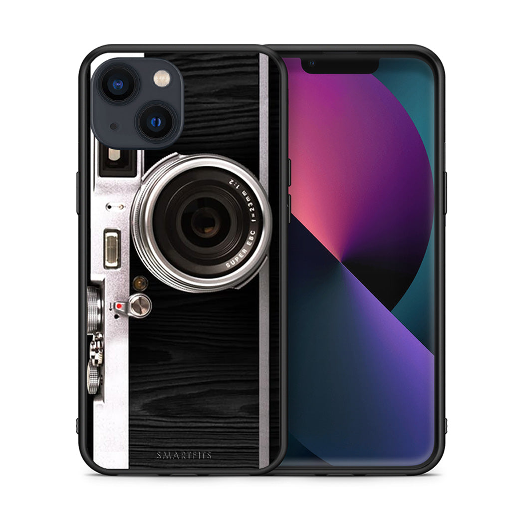 Θήκη iPhone 13 Emily In Paris από τη Smartfits με σχέδιο στο πίσω μέρος και μαύρο περίβλημα | iPhone 13 Emily In Paris case with colorful back and black bezels