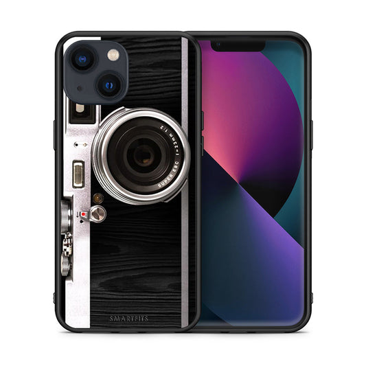 Θήκη iPhone 13 Emily In Paris από τη Smartfits με σχέδιο στο πίσω μέρος και μαύρο περίβλημα | iPhone 13 Emily In Paris case with colorful back and black bezels