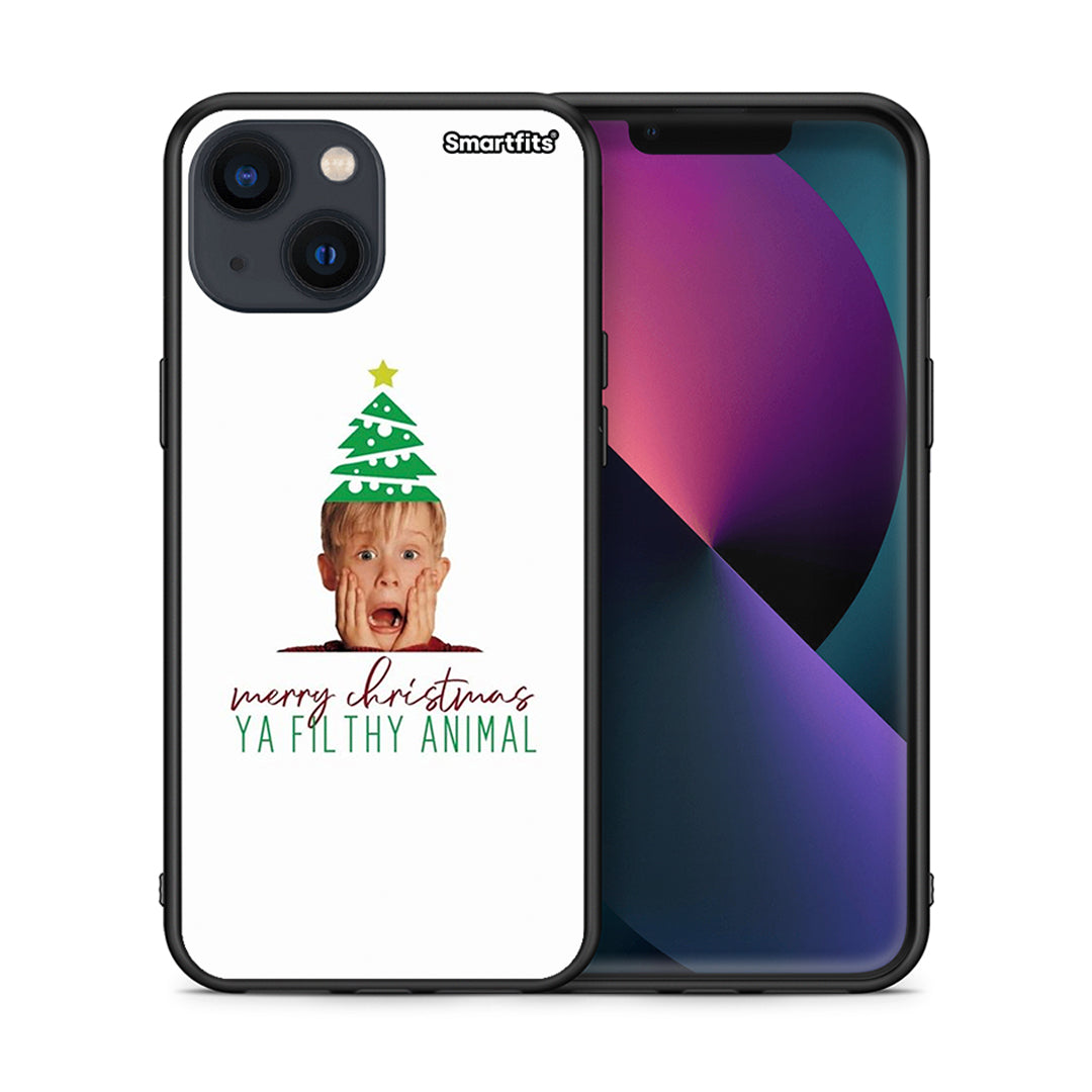 Θήκη iPhone 13 Mini Filthy Animal από τη Smartfits με σχέδιο στο πίσω μέρος και μαύρο περίβλημα | iPhone 13 Mini Filthy Animal case with colorful back and black bezels