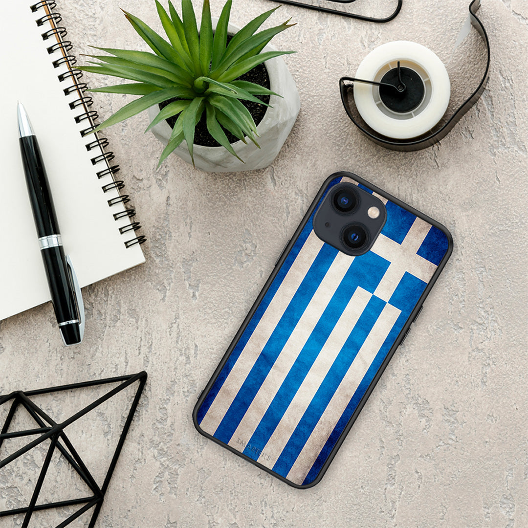 Flag Greek - iPhone 13 Mini θήκη