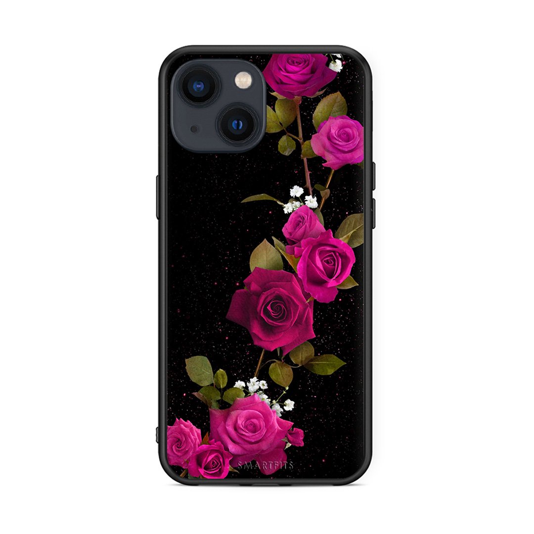 4 - iPhone 13 Red Roses Flower case, cover, bumper