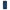 39 - iPhone 13 Mini Blue Abstract Geometric case, cover, bumper