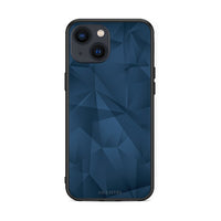 Thumbnail for 39 - iPhone 13 Blue Abstract Geometric case, cover, bumper