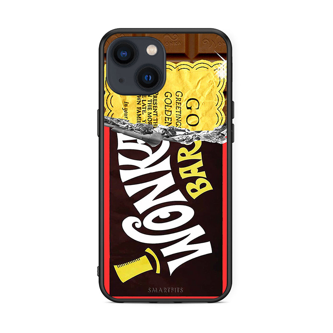 iPhone 13 Golden Ticket θήκη από τη Smartfits με σχέδιο στο πίσω μέρος και μαύρο περίβλημα | Smartphone case with colorful back and black bezels by Smartfits