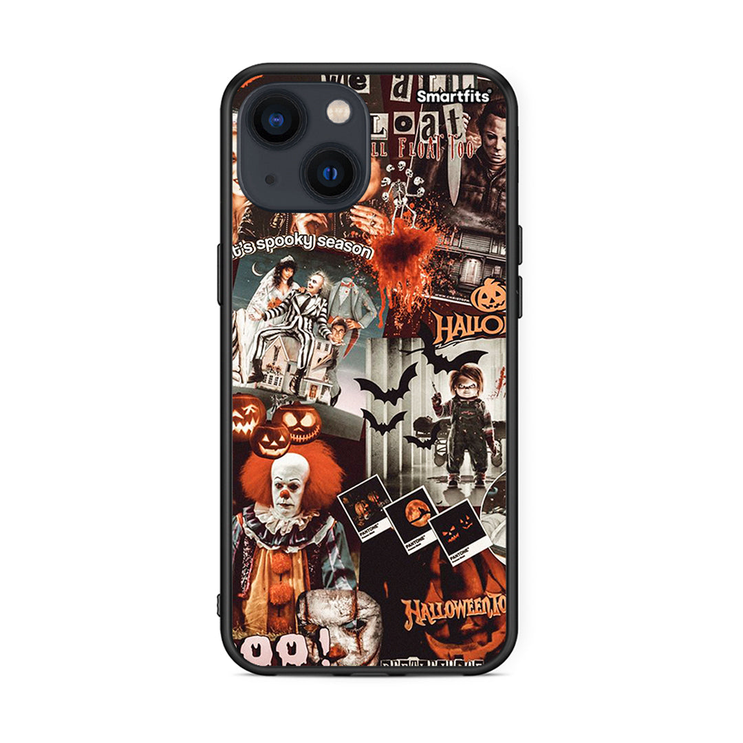 iPhone 13 Halloween Spooky Season Θήκη από τη Smartfits με σχέδιο στο πίσω μέρος και μαύρο περίβλημα | Smartphone case with colorful back and black bezels by Smartfits