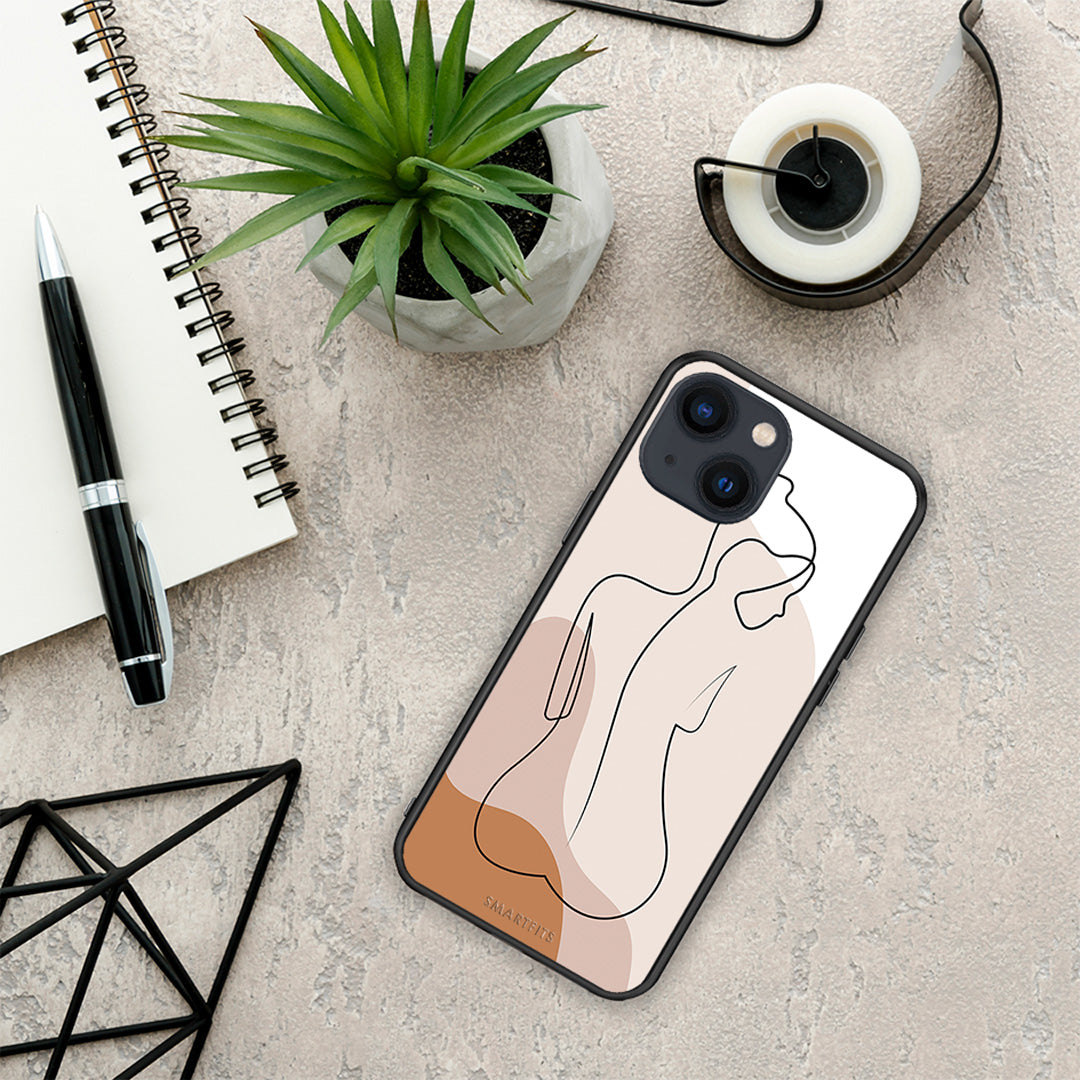 LineArt Woman - iPhone 13 θήκη
