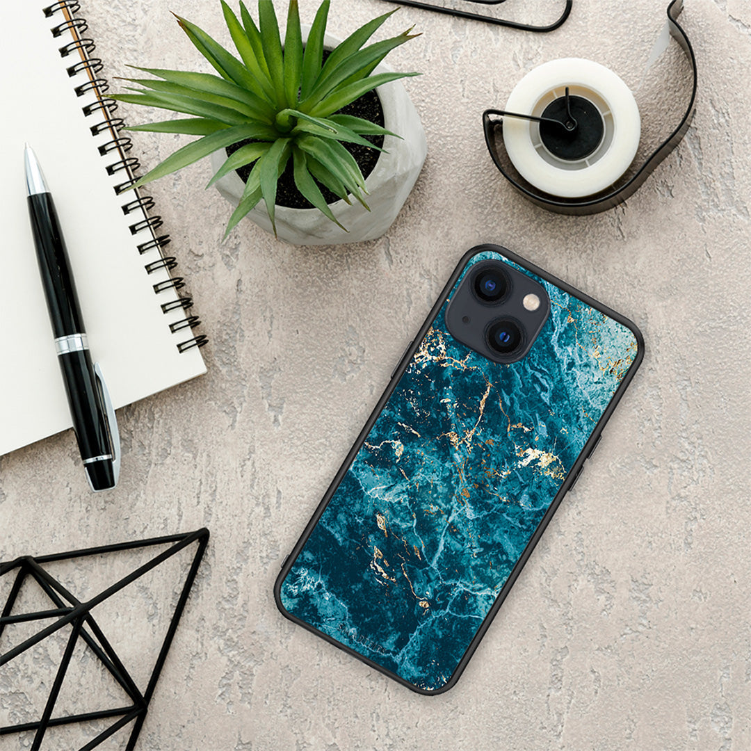 Marble Blue - iPhone 13 Mini θήκη