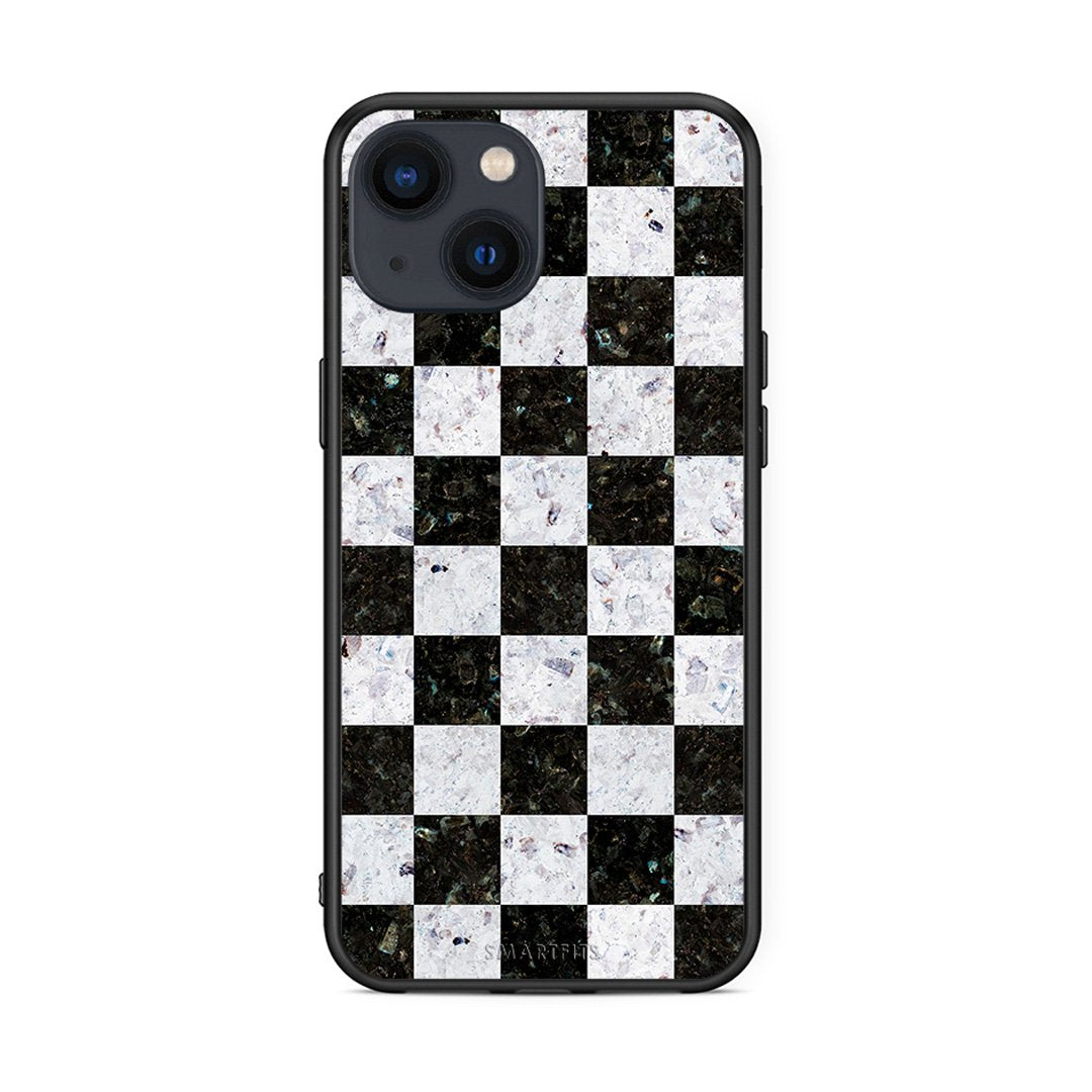 4 - iPhone 13 Mini Square Geometric Marble case, cover, bumper