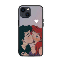 Thumbnail for iPhone 13 Mermaid Love Θήκη Αγίου Βαλεντίνου από τη Smartfits με σχέδιο στο πίσω μέρος και μαύρο περίβλημα | Smartphone case with colorful back and black bezels by Smartfits