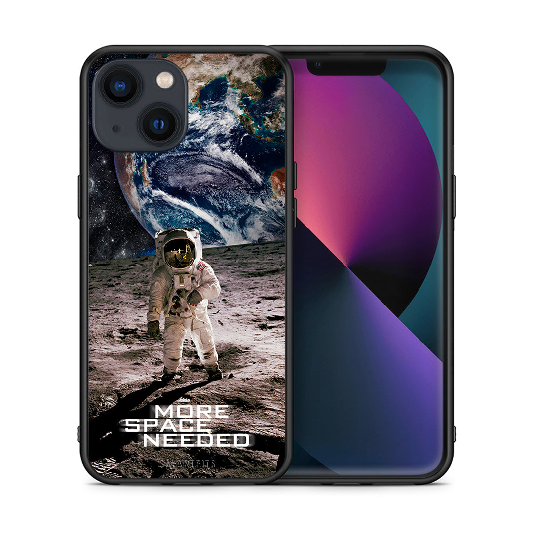 Θήκη iPhone 13 More Space από τη Smartfits με σχέδιο στο πίσω μέρος και μαύρο περίβλημα | iPhone 13 More Space case with colorful back and black bezels