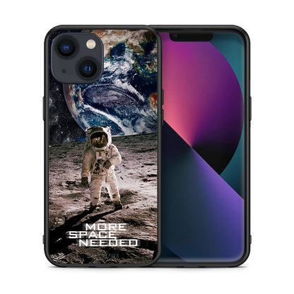Θήκη iPhone 13 More Space από τη Smartfits με σχέδιο στο πίσω μέρος και μαύρο περίβλημα | iPhone 13 More Space case with colorful back and black bezels