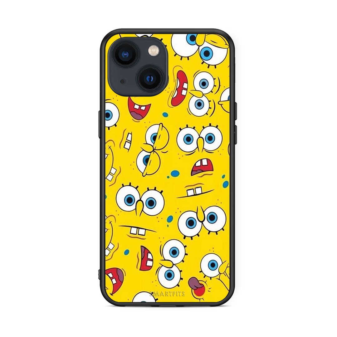 4 - iPhone 13 Mini Sponge PopArt case, cover, bumper