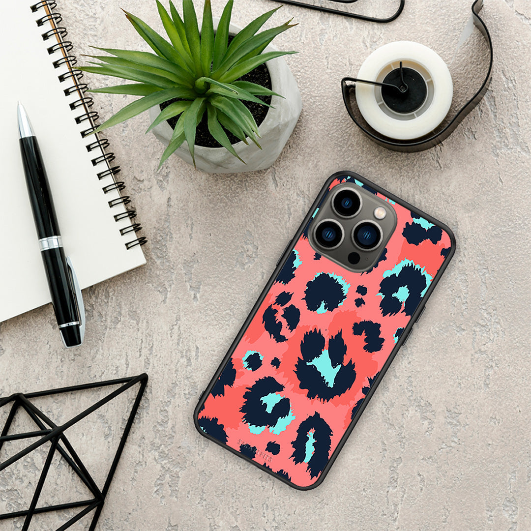 Animal Pink Leopard - iPhone 13 Pro θήκη
