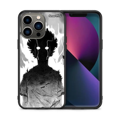 Θήκη iPhone 13 Pro Anime Boy από τη Smartfits με σχέδιο στο πίσω μέρος και μαύρο περίβλημα | iPhone 13 Pro Anime Boy case with colorful back and black bezels