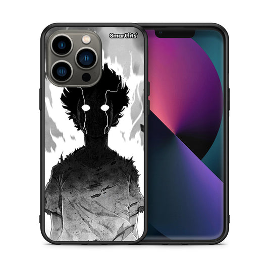 Θήκη iPhone 13 Pro Anime Boy από τη Smartfits με σχέδιο στο πίσω μέρος και μαύρο περίβλημα | iPhone 13 Pro Anime Boy case with colorful back and black bezels