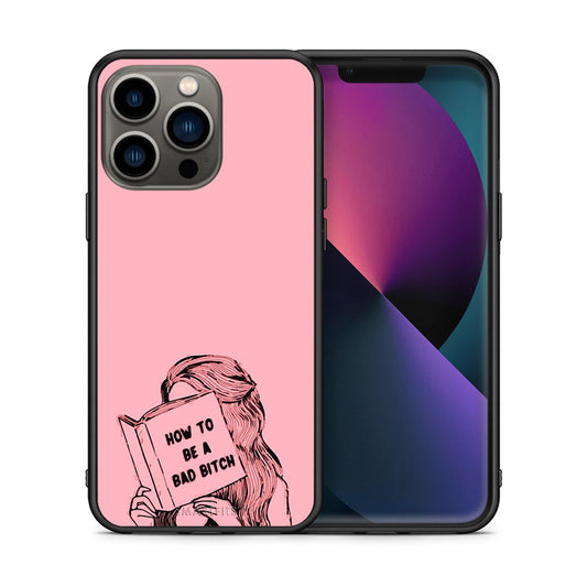 Θήκη iPhone 13 Pro Bad Bitch από τη Smartfits με σχέδιο στο πίσω μέρος και μαύρο περίβλημα | iPhone 13 Pro Bad Bitch case with colorful back and black bezels