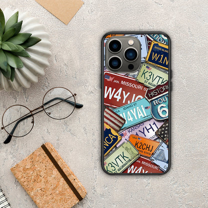 Car Plates - iPhone 13 Pro θήκη