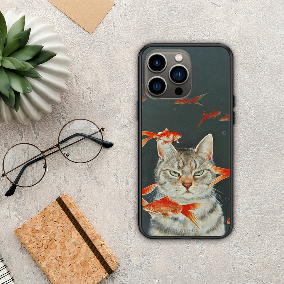 Cat Goldfish - iPhone 13 Pro θήκη