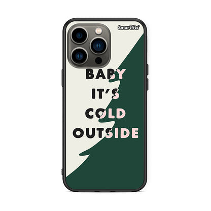 iPhone 13 Pro Cold Outside θήκη από τη Smartfits με σχέδιο στο πίσω μέρος και μαύρο περίβλημα | Smartphone case with colorful back and black bezels by Smartfits