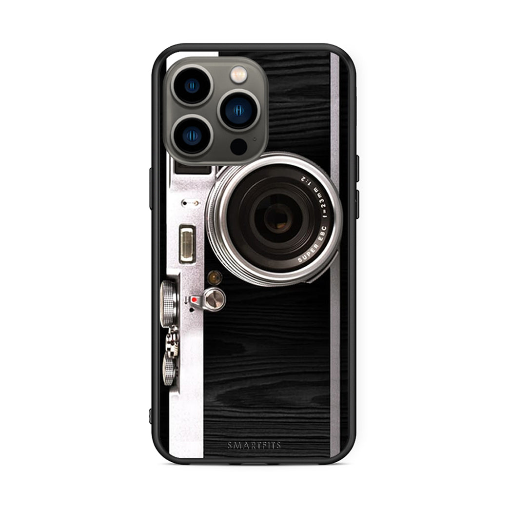 iPhone 13 Pro Emily In Paris θήκη από τη Smartfits με σχέδιο στο πίσω μέρος και μαύρο περίβλημα | Smartphone case with colorful back and black bezels by Smartfits