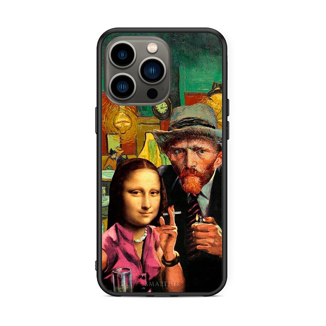 iPhone 13 Pro Funny Art θήκη από τη Smartfits με σχέδιο στο πίσω μέρος και μαύρο περίβλημα | Smartphone case with colorful back and black bezels by Smartfits