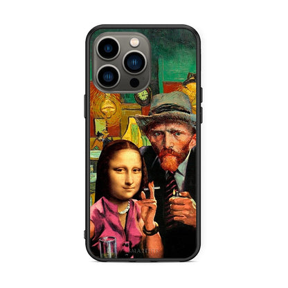 iPhone 13 Pro Funny Art θήκη από τη Smartfits με σχέδιο στο πίσω μέρος και μαύρο περίβλημα | Smartphone case with colorful back and black bezels by Smartfits