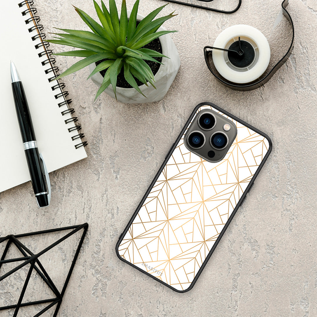 Geometric Luxury White - iPhone 13 Pro θήκη