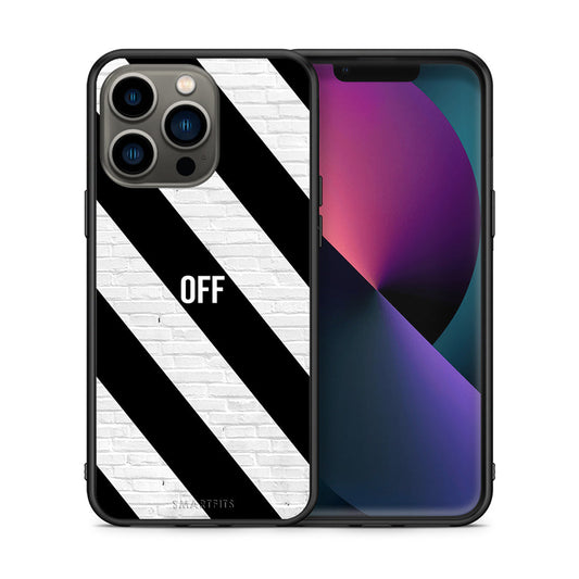 Θήκη iPhone 13 Pro Get Off από τη Smartfits με σχέδιο στο πίσω μέρος και μαύρο περίβλημα | iPhone 13 Pro Get Off case with colorful back and black bezels