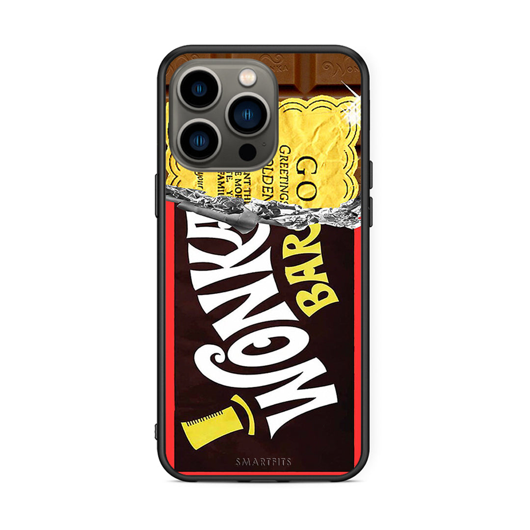iPhone 13 Pro Golden Ticket θήκη από τη Smartfits με σχέδιο στο πίσω μέρος και μαύρο περίβλημα | Smartphone case with colorful back and black bezels by Smartfits