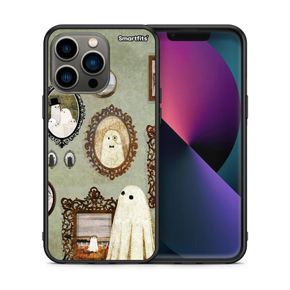 Θήκη iPhone 13 Pro Halloween Ghost Season από τη Smartfits με σχέδιο στο πίσω μέρος και μαύρο περίβλημα | iPhone 13 Pro Halloween Ghost Season case with colorful back and black bezels