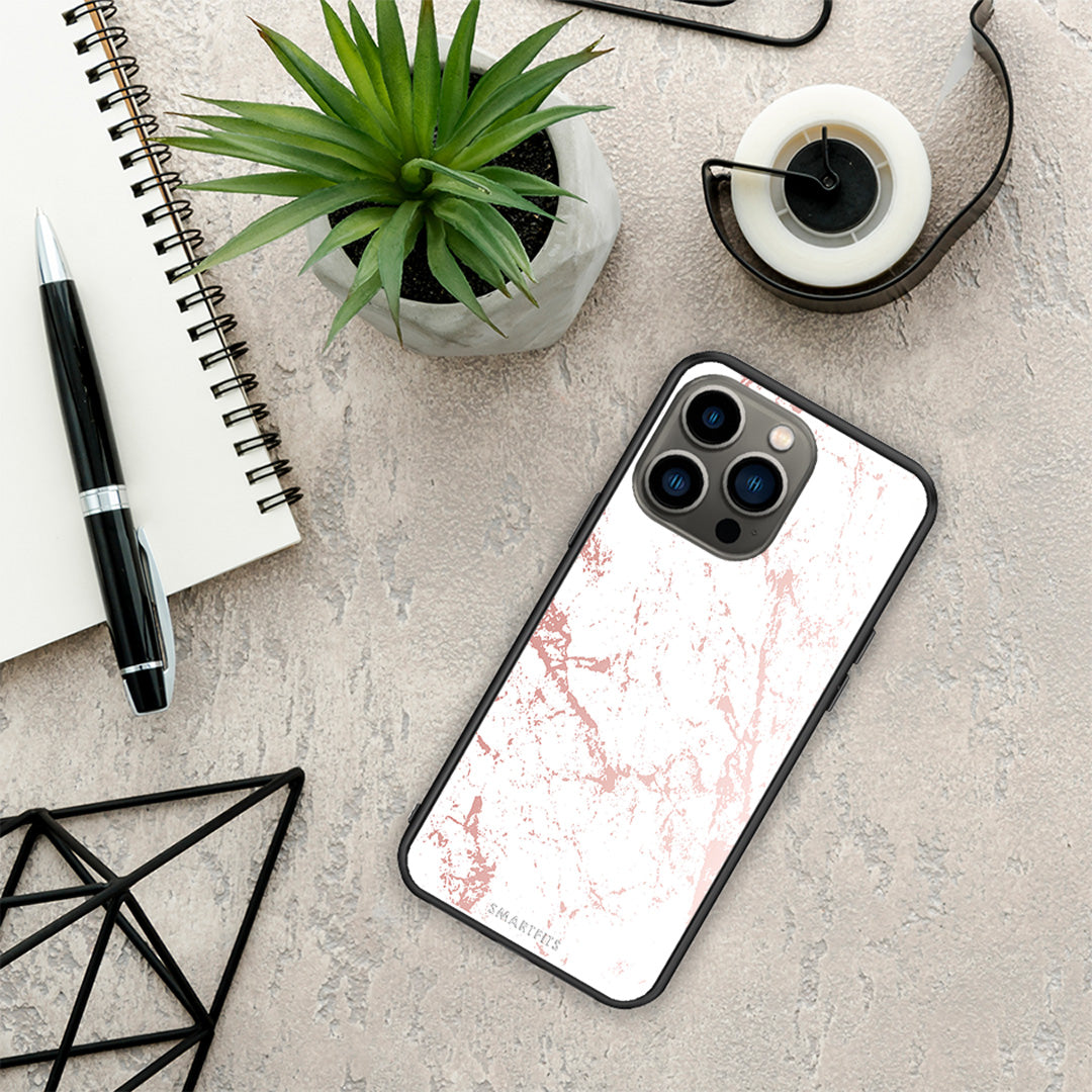 Marble Pink Splash - iPhone 13 Pro θήκη