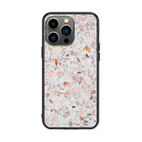 Thumbnail for iPhone 13 Pro Marble Terrazzo θήκη από τη Smartfits με σχέδιο στο πίσω μέρος και μαύρο περίβλημα | Smartphone case with colorful back and black bezels by Smartfits