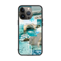 Thumbnail for iPhone 13 Pro Max Aesthetic Summer Θήκη από τη Smartfits με σχέδιο στο πίσω μέρος και μαύρο περίβλημα | Smartphone case with colorful back and black bezels by Smartfits