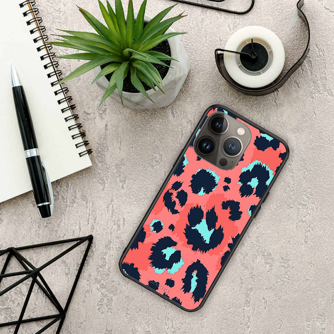 Animal Pink Leopard - iPhone 13 Pro Max θήκη