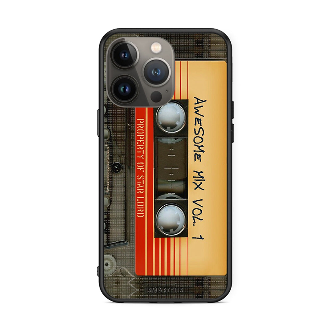 iPhone 13 Pro Max Awesome Mix θήκη από τη Smartfits με σχέδιο στο πίσω μέρος και μαύρο περίβλημα | Smartphone case with colorful back and black bezels by Smartfits