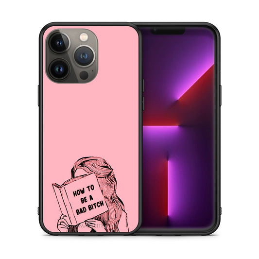 Θήκη iPhone 13 Pro Max Bad Bitch από τη Smartfits με σχέδιο στο πίσω μέρος και μαύρο περίβλημα | iPhone 13 Pro Max Bad Bitch case with colorful back and black bezels