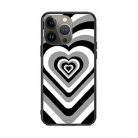 Thumbnail for iPhone 13 Pro Max Black Hearts θήκη από τη Smartfits με σχέδιο στο πίσω μέρος και μαύρο περίβλημα | Smartphone case with colorful back and black bezels by Smartfits