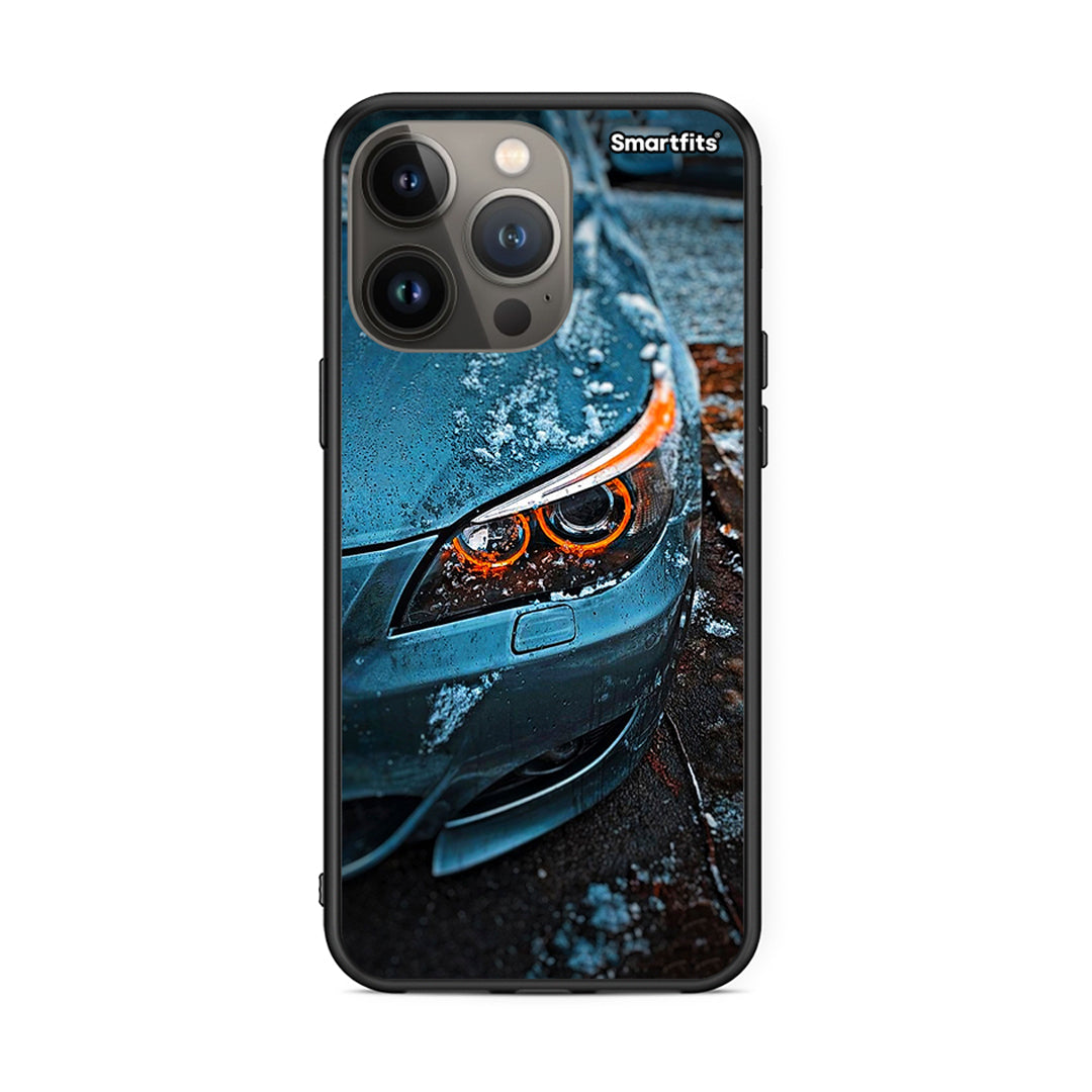 iPhone 13 Pro Max Bmw E60 Θήκη από τη Smartfits με σχέδιο στο πίσω μέρος και μαύρο περίβλημα | Smartphone case with colorful back and black bezels by Smartfits