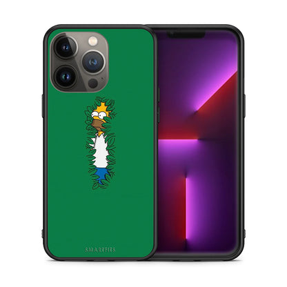 Θήκη Αγίου Βαλεντίνου iPhone 13 Pro Max Bush Man από τη Smartfits με σχέδιο στο πίσω μέρος και μαύρο περίβλημα | iPhone 13 Pro Max Bush Man case with colorful back and black bezels