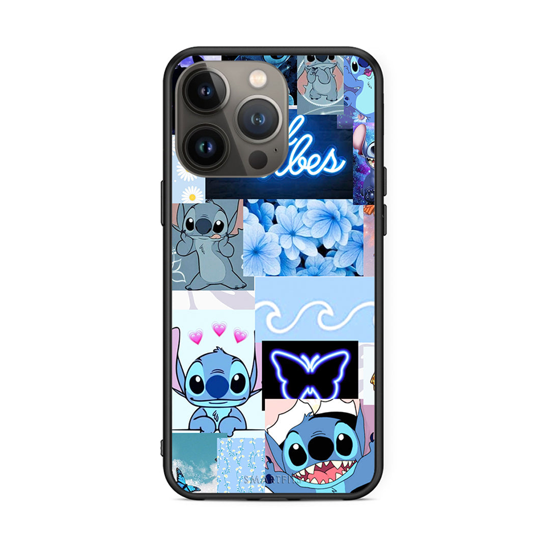 iPhone 13 Pro Max Collage Good Vibes Θήκη Αγίου Βαλεντίνου από τη Smartfits με σχέδιο στο πίσω μέρος και μαύρο περίβλημα | Smartphone case with colorful back and black bezels by Smartfits